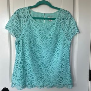 J Crew Factory Lace Blouse
